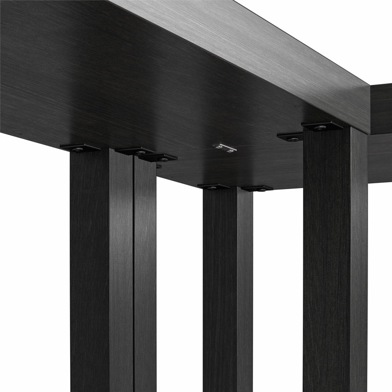 Ensemble de tables d'appoint Bronda, Chêne noir
