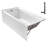 Streamline 66 in. x 32 in. Acrylic Left-Hand Drain Alcove Bathtub in Glossy White With External Drain-108298579
