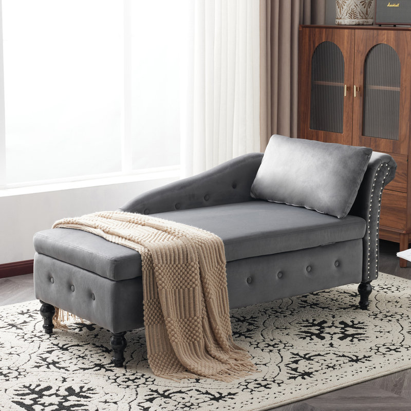 Velvet Chaise Lounge