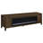 Carey 79-Inch TV Stand Fireplace Media Console Dark Pine