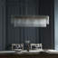 Geira 4lt Pendant light finished in Ant. Brass
