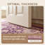 Tapis Canyon2 traditionnel persan audacieux, de couleur or, rose, gris, ivoire, lavable à la machine, antidérapant, à poils courts, pour l'intérieur et l'extérieur, adapté aux animaux domestiques, idéal pour le salon, la chambre, la salle à manger, l'entrée, le couloir ou le bureau.-107264605