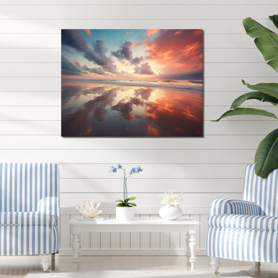 «Beach Photo Seaside Minimalisme III», reproduction d'art sur toile