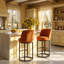 Ensemble de 2 tabourets de bar à hauteur de comptoir Coolmore l 18,31 po x P 19,49 po x H 34,84 po Coolmore