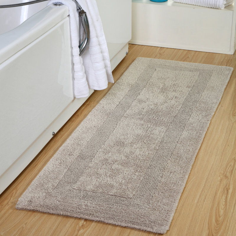 Tinsley Cotton Bath Rug, Taupe