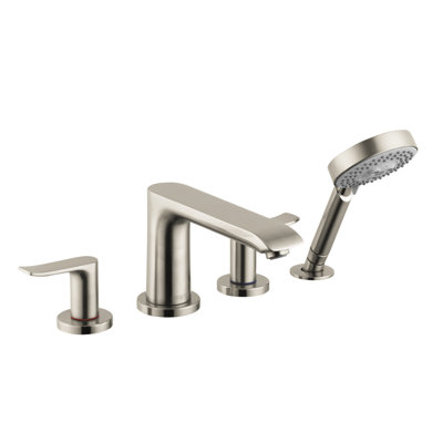Metris E Double Handle Deck Mounted Roman Tub Faucet