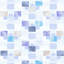 Tapis bleu / mauve / gris Aahron
