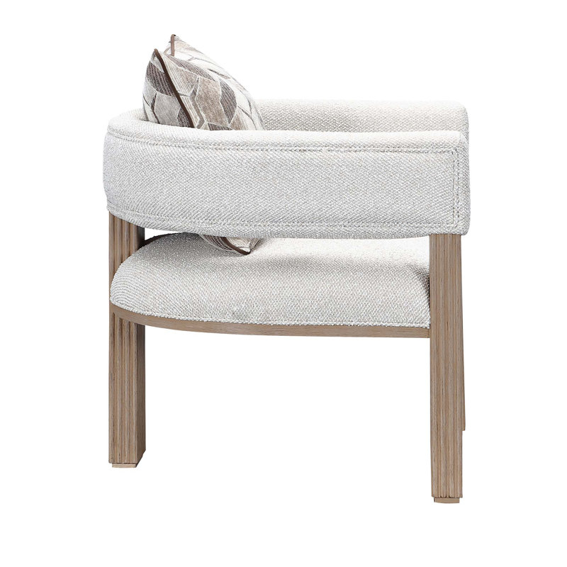 West Kensington Accent Chair, Medium Yellow Wood