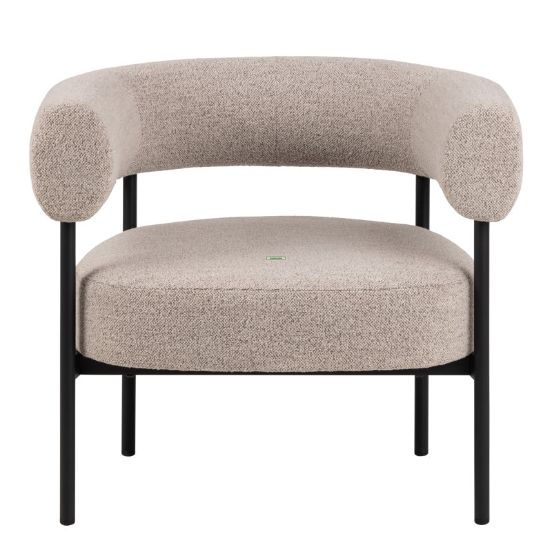 Dartez Upholstered Cotton Blend Armchair
