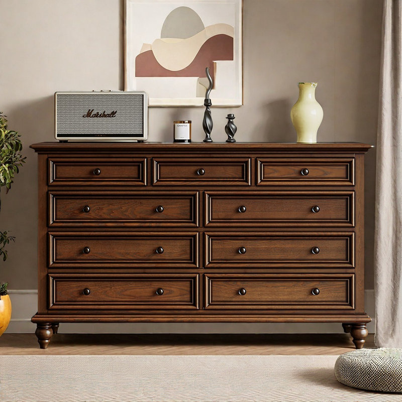 Commode d'appoint Classic, Brun