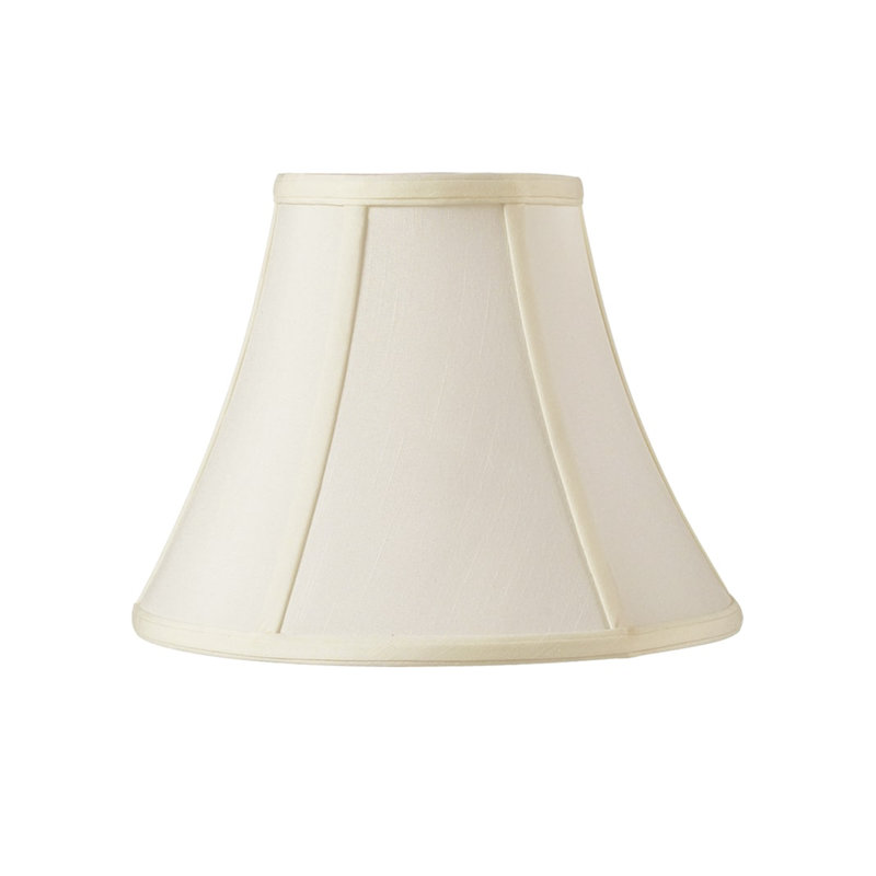 Abat-jour cloche en soie 10 po plain, Coquille d'oeuf