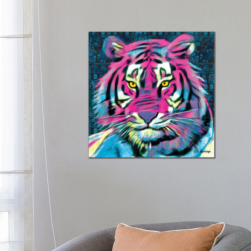 Tony by P.D. Moreno - Print on Canvas, 93.98 cm H x 93.98 cm W x 3.175 cm D, Wrapped Canvas