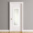 Hathulf Solid Wood Frame Rectangle Mirror-93065798