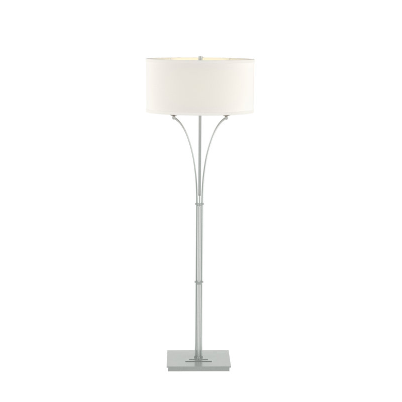 Formae 58" Floor Lamp, Flax, Vintage Platinum