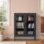 Armoire de rangement en métal avec portes et tablettes en filet-864837628-864837619