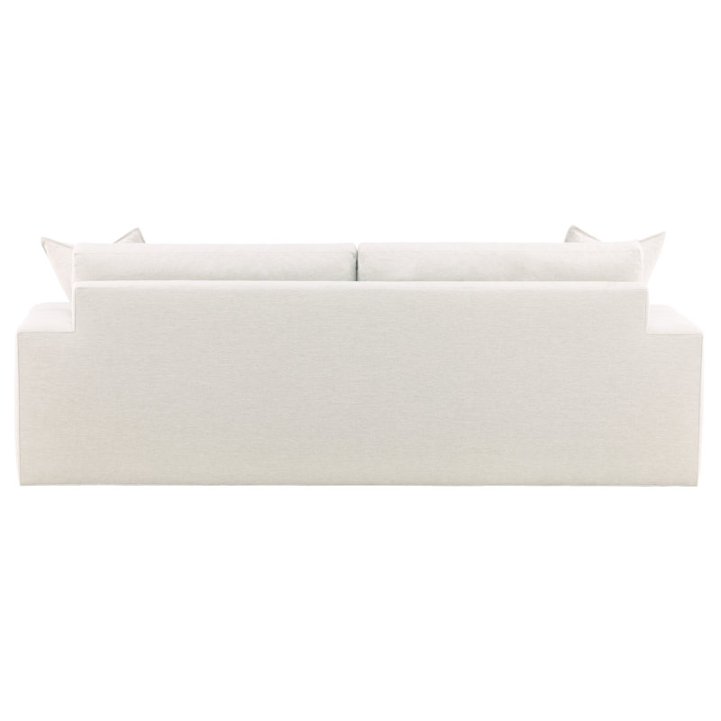 Claremont Base To Floor Sofa, Worthy Snow