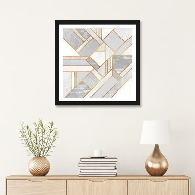 «Gold City» par Elisabeth Fredriksson - impression d'art graphique