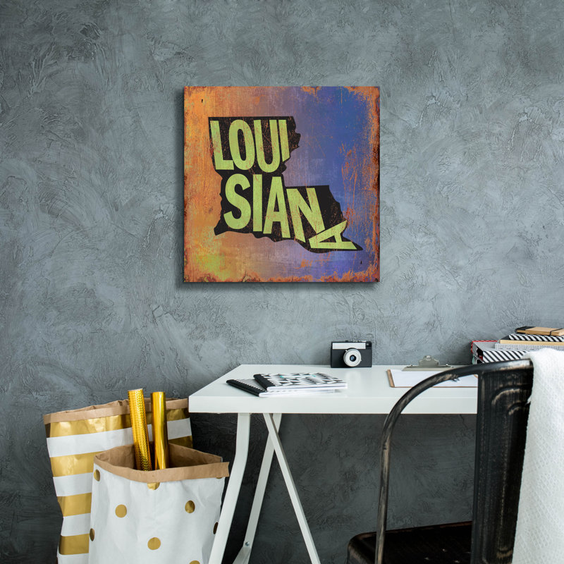 «Louisiana» par Art Licensing Studio, art mural sur toile