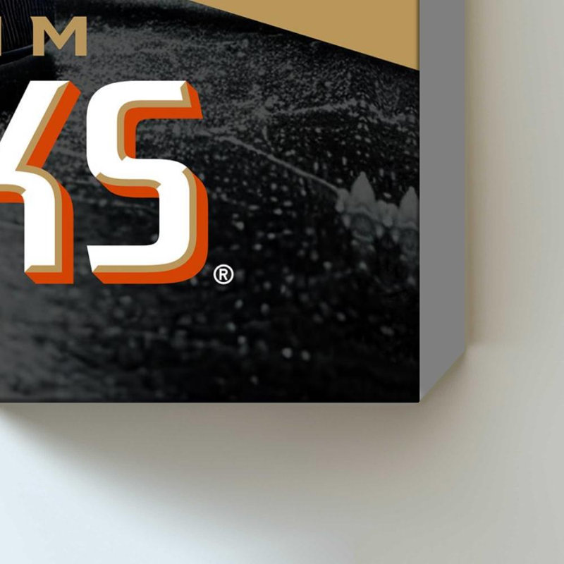 Décoration murale des Ducks d'Anaheim (NHL), 36" H x 24" W, Toile tendue, Does Not Apply