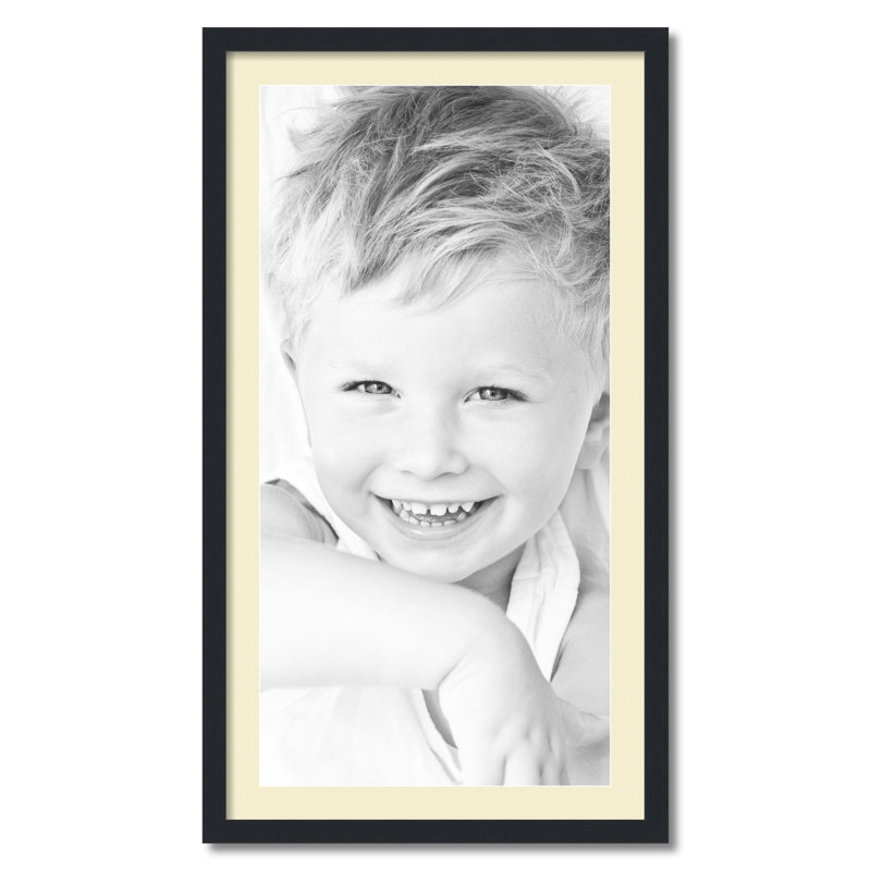 Cadre pour photo simple 18 po x 36 po en bois mat, Huître