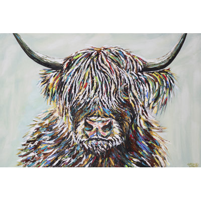 Woolly Highland II - Painting
