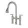 CASAINC Bridge Pull Down Touchless Sensor Kitchen Faucet with 2 Handles