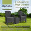 Marjo Plastic 3-Person Seating Group with Cushions-1019500969