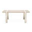 Lotus Bay Narrow Rectangular Dining Table - Sand-568451224