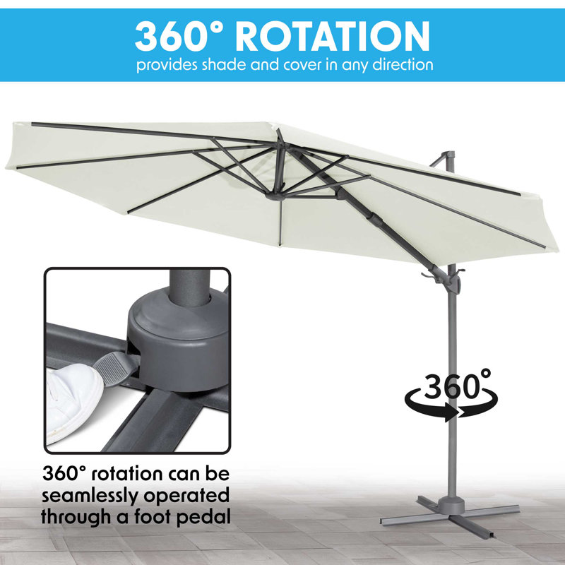 Brynjar 300cm Cantilever Parasol