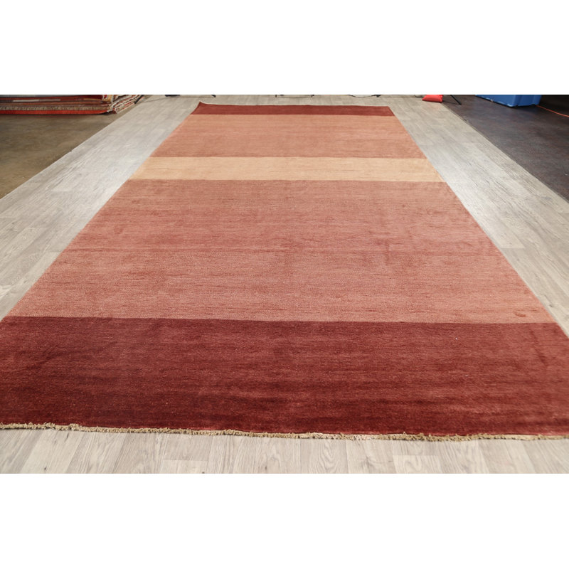 Tapis de couloir en laine noué à la main de conception unique en Tapis décoratif laine noué à la main de conception unique 8 pi x 16 pi 2 po Carnetta