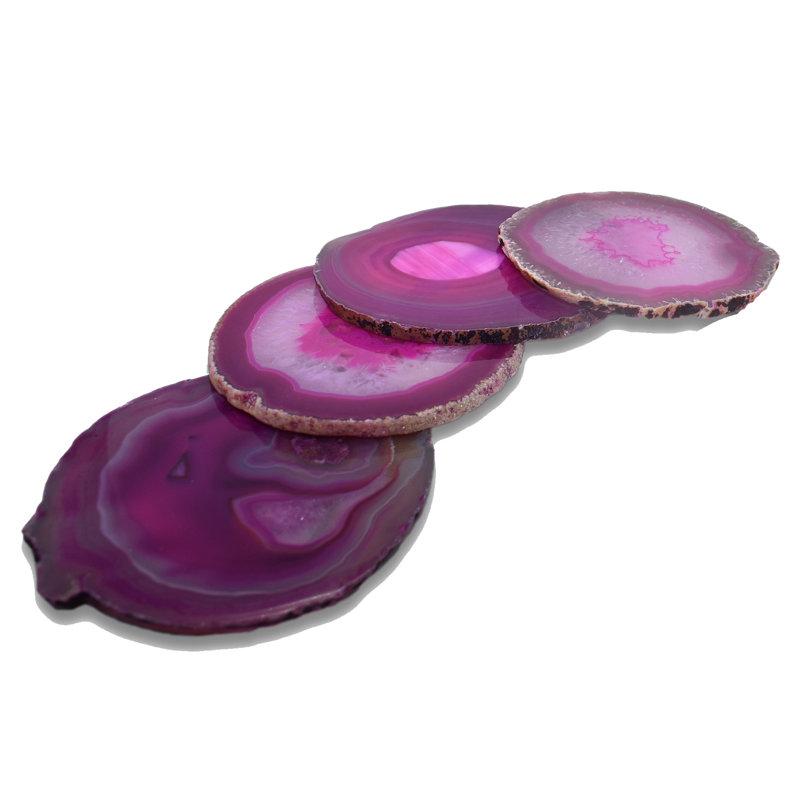 Sous-verre agate, Rose