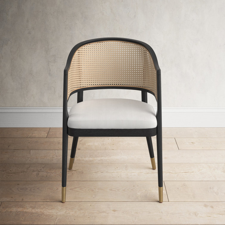 Geri Arm Linen Chair