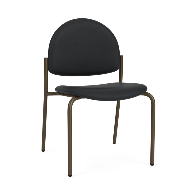 Chaise d'invité sans accoudoir Chat Chat, Bronze, Modena Graphite