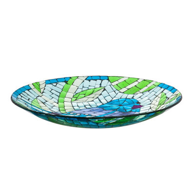 Glass Mosaic Birdbath