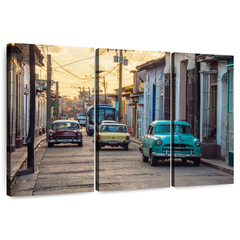 Mehar Cuban Street Cars, H 28 po x l 45 po