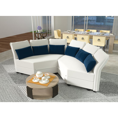 Omer 79'' Velvet Reclining Loveseat