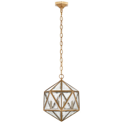 Chapman & Myers Zeno Medium 18 Facet Hedron Lantern