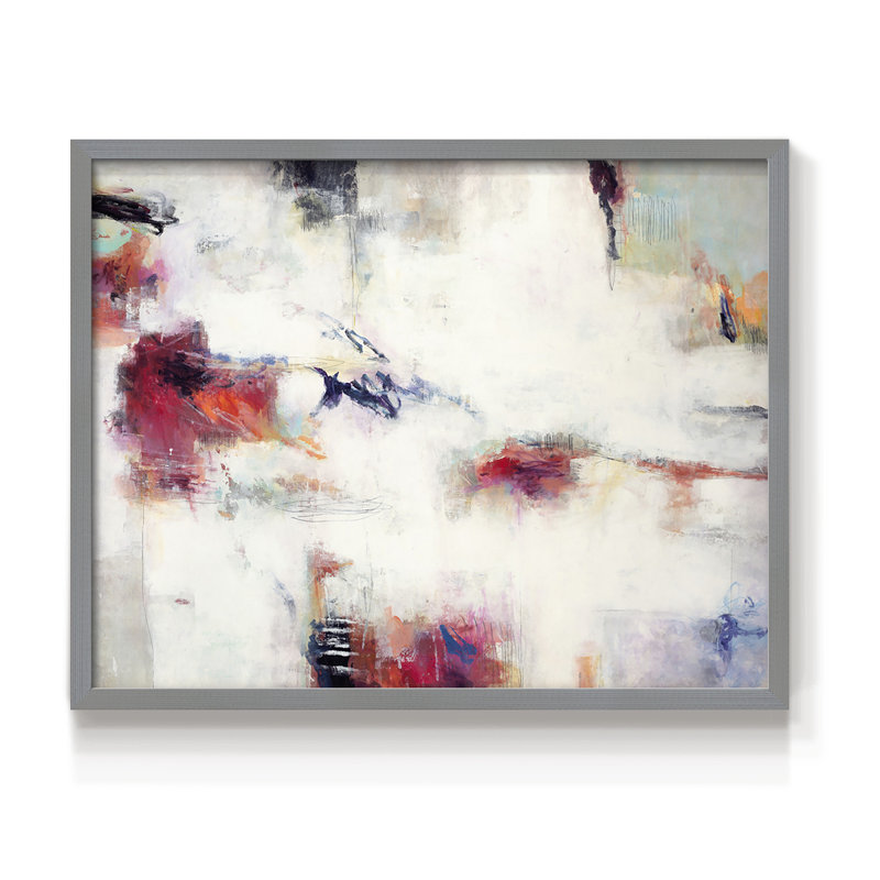 Back to Basics -Framed Print - Restickable, 16" H x 20" W, Grey