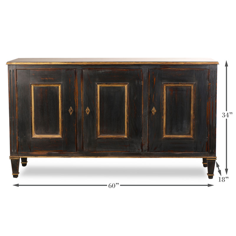 Blarwood 60'' W Solid Wood Sideboard