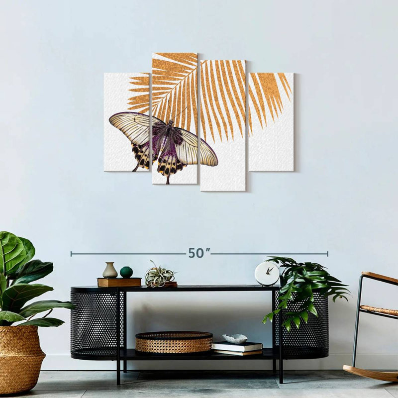 «Rustic Butterfly», reproduction sur toile, H 27 po x l 43 po x P 1,25 po