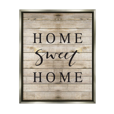 Art mural sur toile "Home Sweet Home Family" par Border Bloom