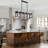 39" Modern Rectangular 6-light Chandelier Dimmable