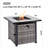 Harbin 7-Person Wicker/Rattan Patio Conversation Set With Cushions With Fire Pit-1683294845