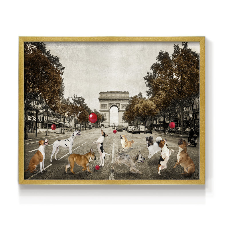 Ave des Champs -Framed Print - Restickable, 8" H x 10" W
