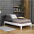 Twin Platform Bed - White