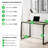 Kynlyn Modern Design Computer Desk - Home Office Desk, Melamine Scratch Resistant Surface-1047355894-1047475657