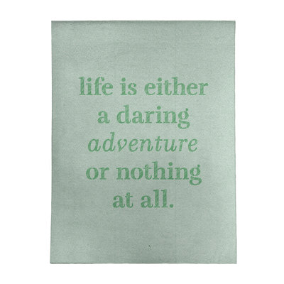 Tapis en poly-citation "life life"