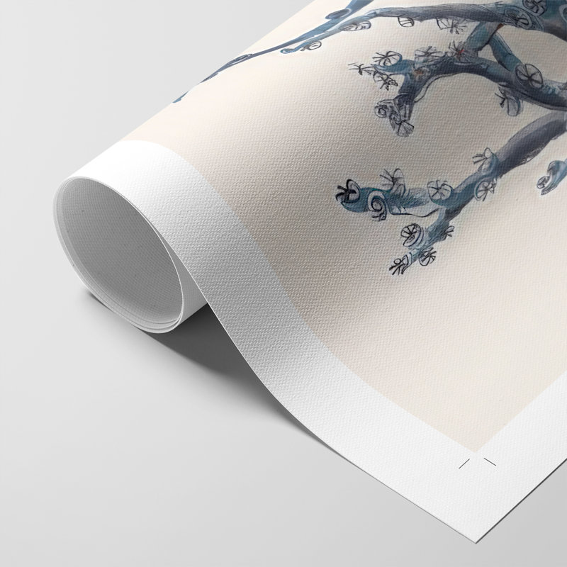 Indigo Reef I - Impression sur toile seulement - NON CADRE, H 27 po x l 18 po