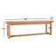 Banc en bois massif Cabo