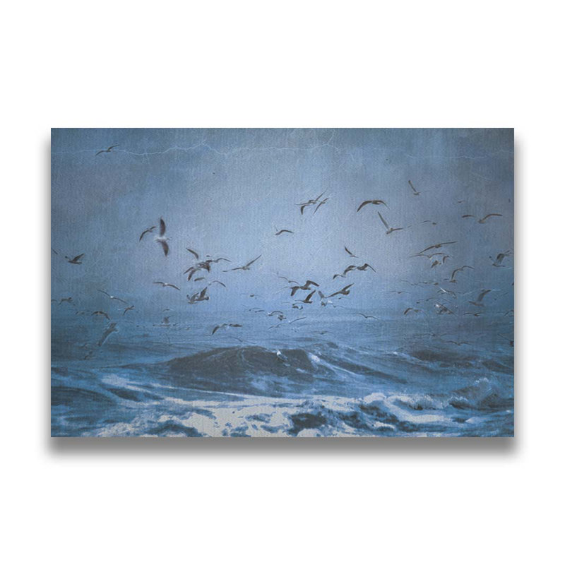 Storm a Brewin 'par Hal Halli. Estampe numérique, H 40 po x l 60 po, Toile tendue, Ne s’applique pas